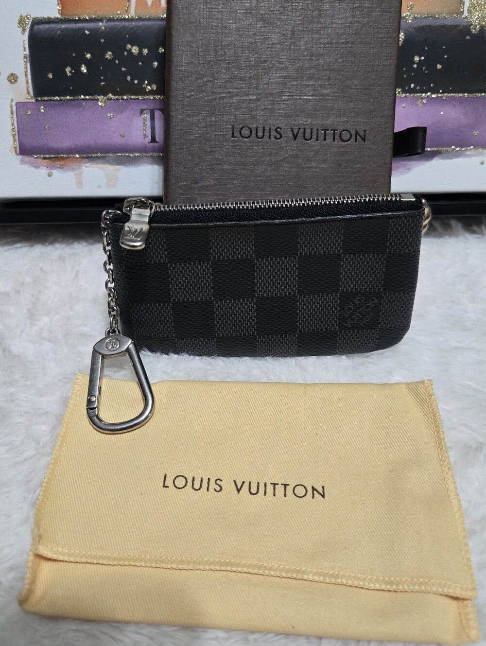 Louis Vuitton Damier Graphite Key Cles Excellent Condition - Picture 4 of 11